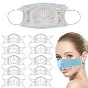 10Pcs 3D Face Mask Bracket Washable Reusable Face Guard Inner Support Frame