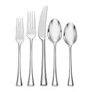 Oneida Faceta 20 Piece Fine Flatware Service 4 1810 Stainless Steel Silverware