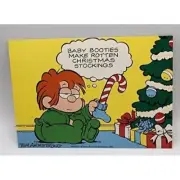 Marvin Rare Postcard Vintage Merry Christmas Tom Armstrong Argus 1982 NOS Santa