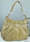 New Trend Extraordinary GuEsS Handbag Ladies Retro Croc Bag Camel Limited