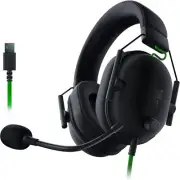 Razer BlackShark V2 X Wired Gaming Headset with 7.1 Surround USB, Black