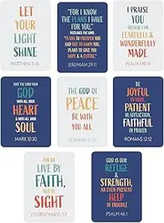 Fun Express 2 1/2" x 3 1/2" Bulk 144 Pieces Religious Encouragement Wallet Cards