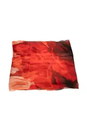 Floral Print Silk Sheer Scarf