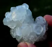 Apophyllite on Chalcedony, minerals, crystals, mineral specimens