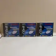 Verbatim 700MB/80 Min CD-R Disc 3 PACK! W/ Jewel Case 1X-16X Speed AZO Blue