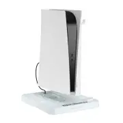 Cooler Bracket for Console Charger Bracket Game Disc Headset Storage Shelf