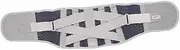 Healeved Waist Support Belt Machine Lumbar Chain Rope Heating Pad Thruster Heat Pad Mic Heating Mat Safe Heating Brace Heated Brace Heating Brace Warm Brace Charcoal Fibre Grey