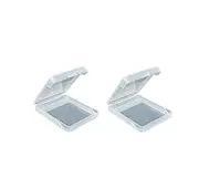 WICAREYO Kompatibel für 2pcs Speicherkarten Fall Hülle Staubschutz Aufbewahrungsbox Kompatibel für PS1 PS2 Speicherkarte