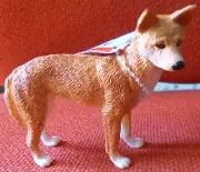 AUSTRALIAN ANIMAL GIFT DINGO LARGE REPLICA Measures 10cm long - PACK of 3
