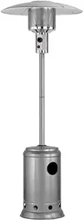 [Gasmate] Silver Powder Coated Outdoor Gas Patio Heater