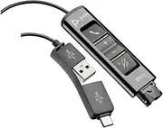 Poly DA85 USB-A and USB-C to Quick Disconnect Digital Adapter