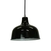 Danica Classic Dome Metal Cord Drop Pendant Light Lamp - Black.