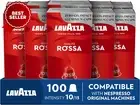 , Qualità Rossa, 100 Coffee Pods Compatible with Nespresso Original Machines, Ch
