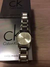 在飛比找Yahoo!奇摩拍賣優惠-CK Calvin Klein 凱文克萊 時尚女鋼帶錶  #