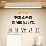 在飛比找遠傳friDay購物優惠-【iRoom優倍適】磁吸式無線USB觸控LED燈 三檔色溫/