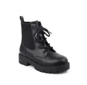I.n.c. International Concepts Girls Kylee Combat Boots, Size 4M