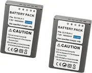 BLN-1 Replacement Battery 7.6V 1600mAh Set for Olympus Olympus Pen-F, E-M5 II, E-M1, E-P5, OM-D, E-M5, MarkII, EM1, EM5, EP5 Camera