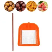 Soil Shovel with Wooden Handle for Dates Sifting Corn Kernels Hourglass Soil