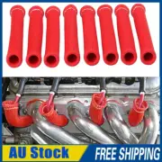 8Pack Spark Plug Wire Boots 2500° Heat Shield Protector Sleeve SBC BBC 350 (for: Honda)