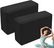 Exercise Block,2x Split Block for Stretching - EVA Foam Stretcher Wedge Balance Advanced Beginners Hot Yoga Meditation Stretching Home Squatting Gym Handstand Workout Versatile Fitness Support