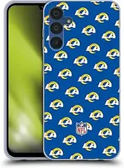 Head Case Designs Officially Licensed NFL Stripes Los Angeles Rams Artwork Gel Case [Military Grade Protection] Compatible with Samsung Galaxy A15