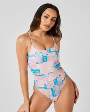 [Topanga] Topanga Women's Marrakesh One Piece Bathing Suit Size 14 14 Multicolor