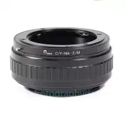 Macro Lens Adapter Focusing Helicoid for Contax Yashica Lens to Nikon Z Camera
