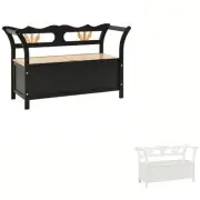 Storage Bench Hallway Entryway Lawn Garden Bench Seat Furniture Wood vidaXL