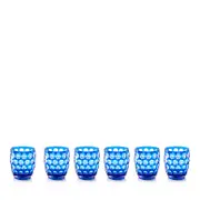 Mario Luca Giusti Acrylic Lente Acrylic Tumbler, Set of 6