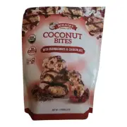 Jennies Coconut Bites Macaroons CRANBERRIES & CHOCOLATE Organic Plant Base 24 Oz