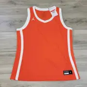 Jordan Jersey Women's Large Orange Jumpman Team Stock New