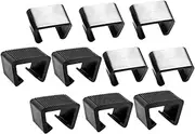 Outanaya 10pcs Rattan Furniture Wicker Sofa Fastener Rattan Wicker Chair Clamps Sofa Making Clip Patio Sofa Clamps Wicker Furniture Clips Rattan Wicker Chair Fasteners Sofa Fasteners Clips