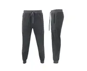 FIL Men's Lightweight Track Pants w Zip Pockets - Dark Grey