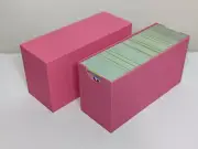 Bulk PINK 550 Card Storage Box 2 Piece Unsleeved Pokemon MTG TCG 3d Print
