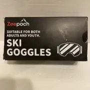Ski Goggles Zeepoch OTG Snowboard Goggles With UV Protection Anti Fog For Men