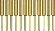 Diamond Chainsaw Sharpener Titanium Plated Burr Stone File Diamond Sharpening Wheels for Chain Saw Stone Jewerly Wood 12 Pcs 7/32 Inch ALKOY