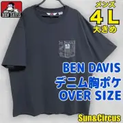 Men's Ben Davis Men s Large Size 4L 5L BEN DAVIS Denim Chest Poke T shirt Large