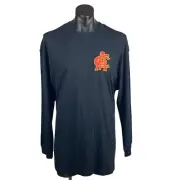 Adelaide Crows AFL L/S T Shirt Men's 3XL Navy Varsity Logo Football Cotton NEW