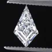 1.07ct KITE SHAPE LAB CREATED DIAMOND IGI CERTIFIED E VVS2 GEOMETRIC LOOSE 1ct