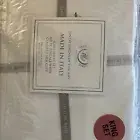 Tessitura Toscana Telerie Finest Linens King Sheet Set 300 TC White/Silk Board