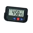 LED Mini Sticky Timer Digital LCD Screen Alarm Clock Date Time Day For Auto Car