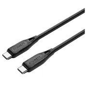 Cygnett Essentials USB-C To USB-C Cable 1m - Black. CY4691PCTYC