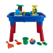 Kids Sand And Water Play Table Children Fun Outdoors Home Activity Sandpit