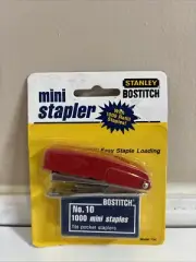 Vintage NEW Bostitch Mini Stapler bostitch staples with 1000 Mini Staples