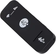 [XUMIUZIY] Network Adapter, USB Strong Signal Enhanced, Mini Wireless WiFi Modem Wide Coverage, WiFi Hotspot Router Dongle for Computer (Black)