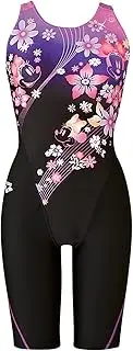 [arena] Triangle Back Spats DIS-4307W Black x Purple (BKPL)