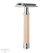 Muhle Safety Razor R89RG Double Edge Closed Comb Rose Gold Handle