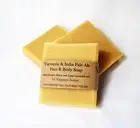 Handmade NATURAL India Pale Ale Beer turmeric Face body soap Juniper berry Lime