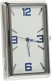 CHILDWEET Car Self-Adhesive Clock Small Digital Clock Car Decoration Dashboard Adhesive Clock Dash Mini Dashboard Decor Tiny Lock Tiny Clock Car Analog Clock Car Square Clock Car Clock Glass