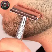 Old Style Mens Manual Shavers Set Adjustable Safety Razor Reusable Classic Hair